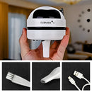 Mini Aspirador Mesa Papa Migalhas Com Coletor Recarregável