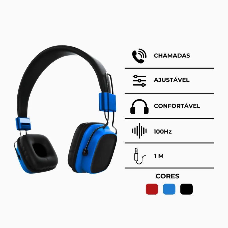 Fone De Ouvido Infantil Com Fio JSX-06