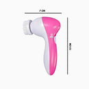 Escova Facial Elétrica 5 em 1 Portátil Esfoliante e Massagem