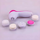 Escova Facial Elétrica 5 em 1 Portátil Esfoliante e Massagem