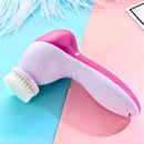 Escova Facial Elétrica 5 em 1 Portátil Esfoliante e Massagem