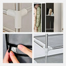 Guarda Roupa Closet Dobrável Org. com Capa de Tecido - Preto