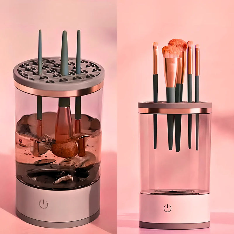 Limpador de Pinceis Maquiagem Secador Automático USB