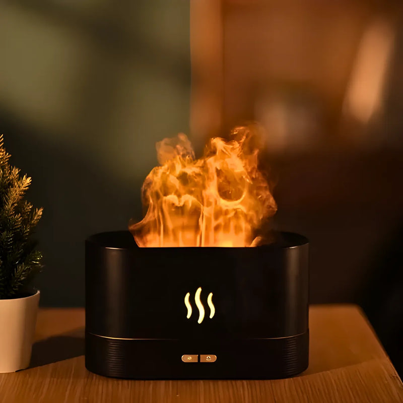 Difusor Aromatizador Chamas - PRETO