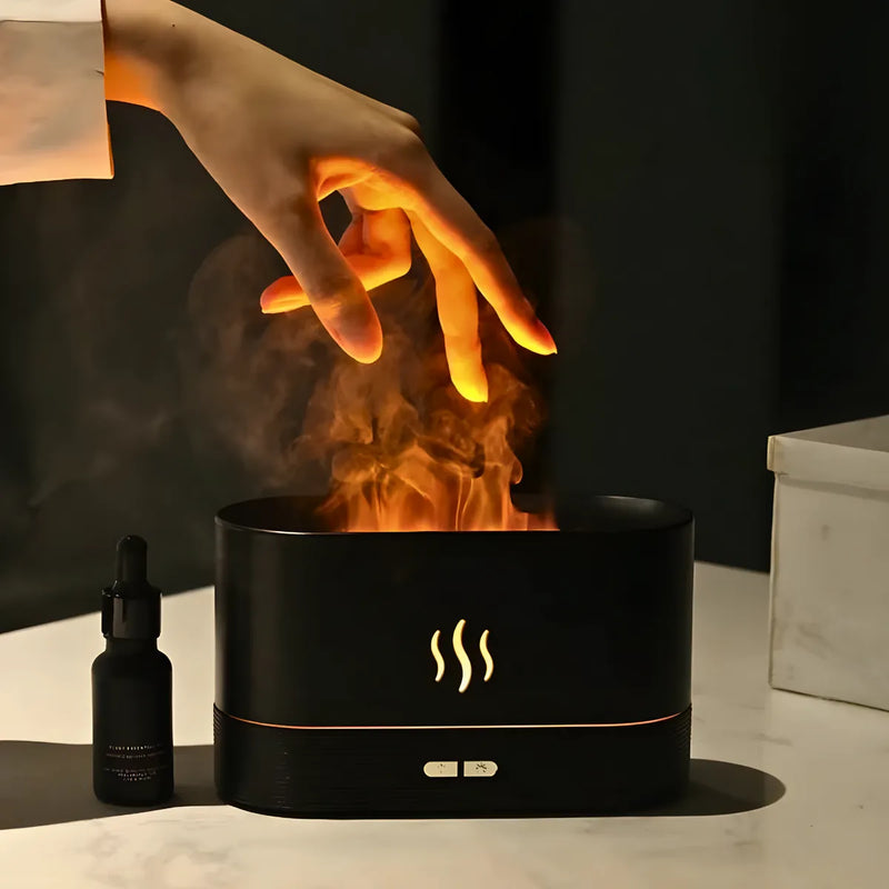 Difusor Aromatizador Chamas - PRETO