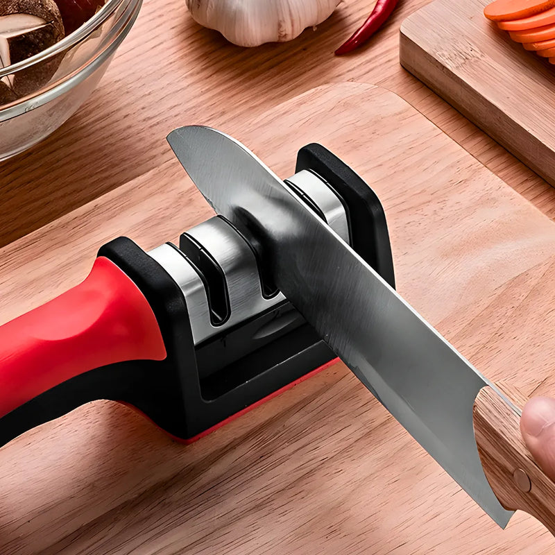 Afiador Amolador De Facas 3 Opções De Afiar Profissional