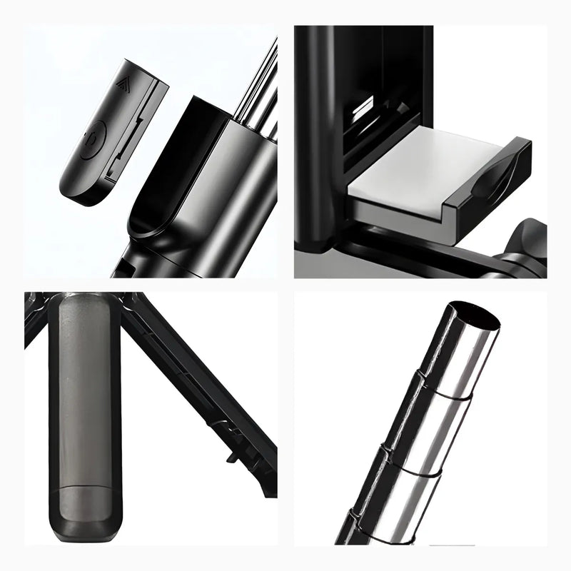 Bastão de Selfie com Tripé para Celular + Controle Disparado