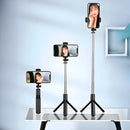 Bastão de Selfie com Tripé para Celular + Controle Disparado