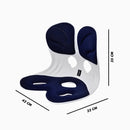 Almofada de Apoio Lombar Cadeira Correção de Coluna G - AZUL