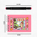 Kit Livro De Colorir Capa Dura + 36 Canetinhas - ROSA