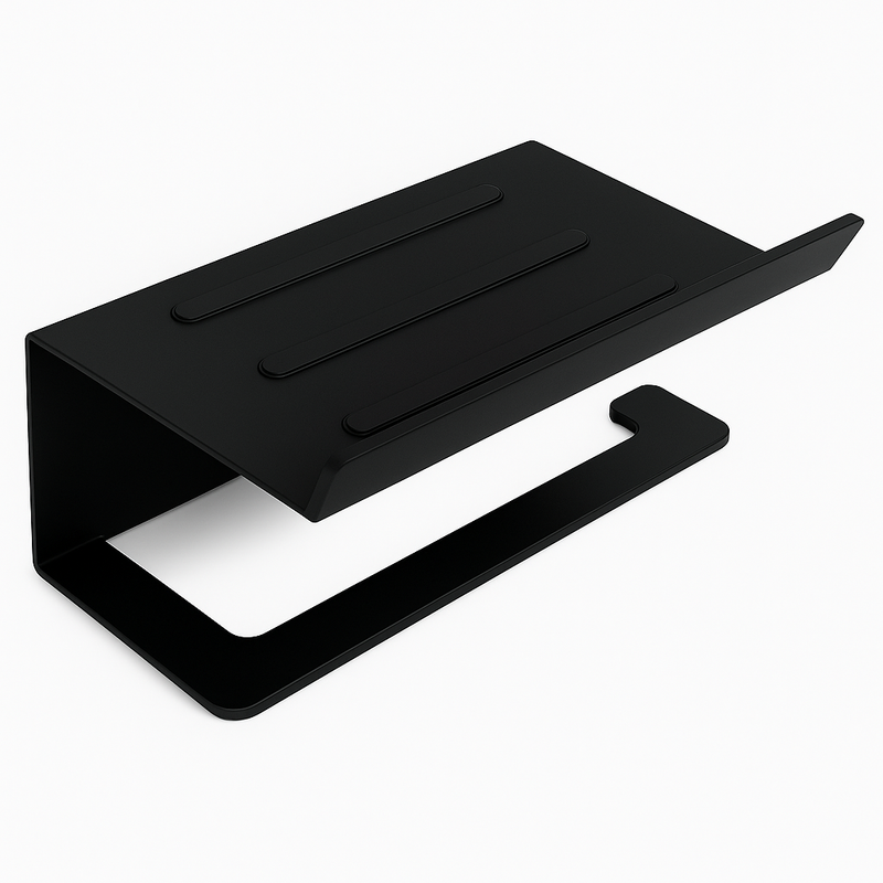 Suporte Para Papel Higiênico Premium Com Apoio Para Objetos