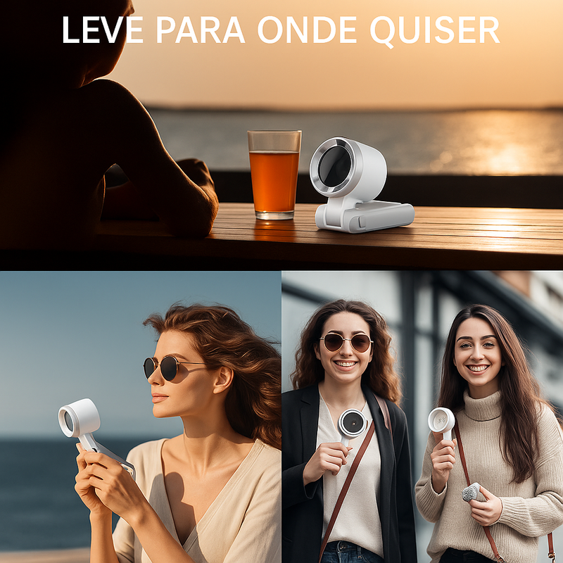 Mini Ventilador Portátil Turbo