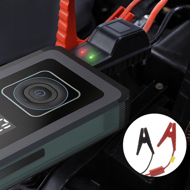 Auxiliar de Partida de Emergência e Compressor de Ar