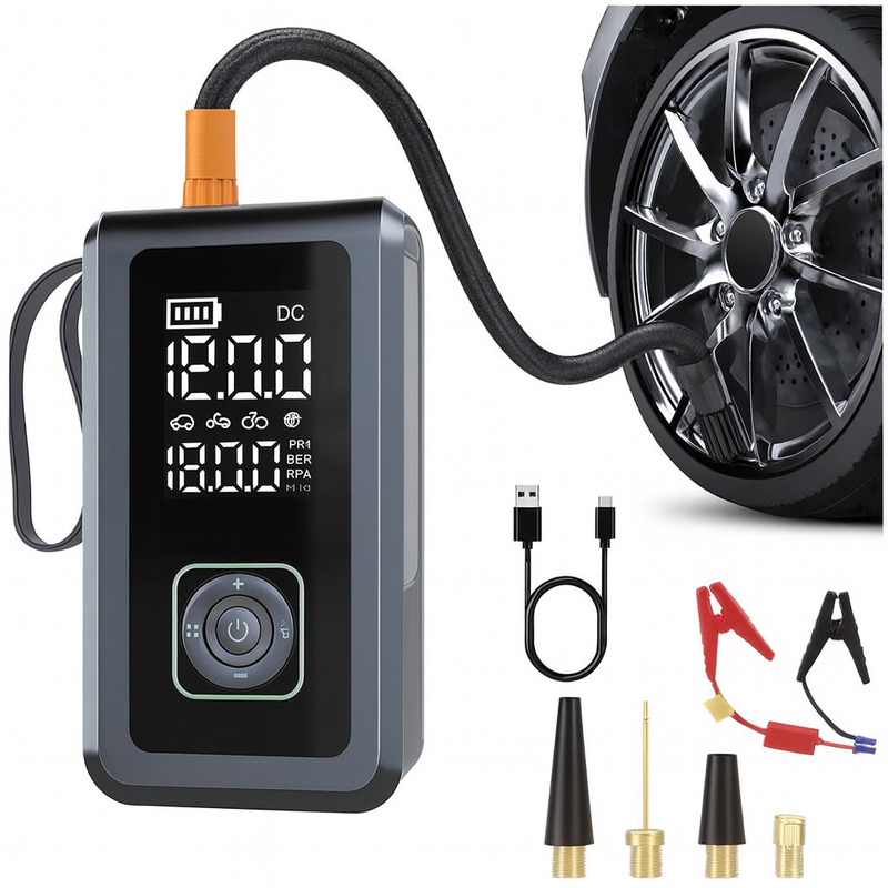 Auxiliar de Partida de Emergência e Compressor de Ar