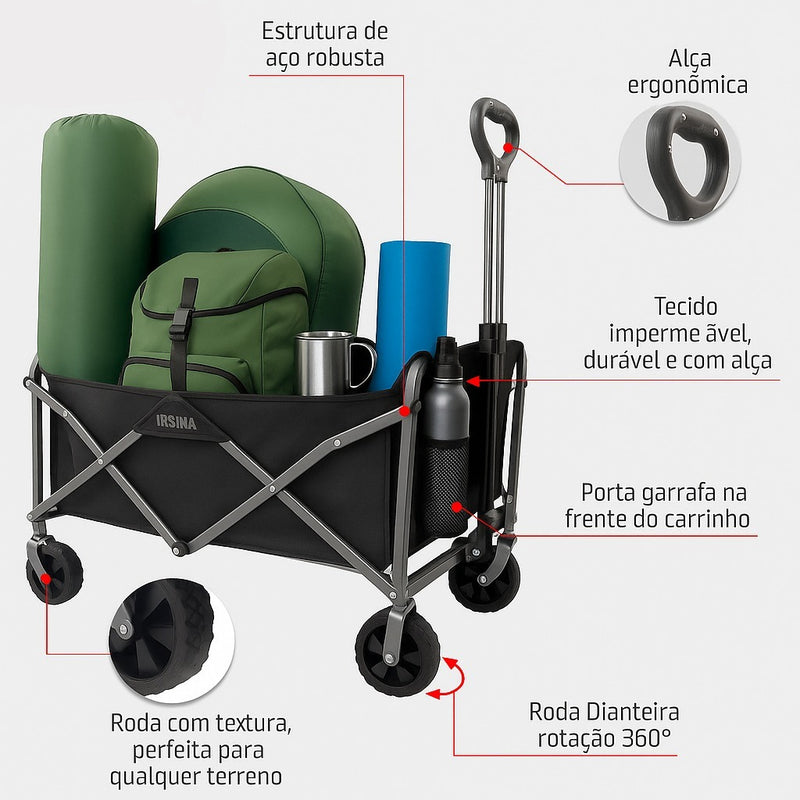 Carrinho de Carga Camping 100kg