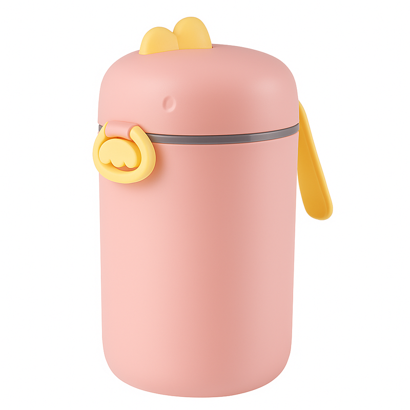 Pote Dosador de Leite em Pó Infantil + Colher Medidora Tam.G