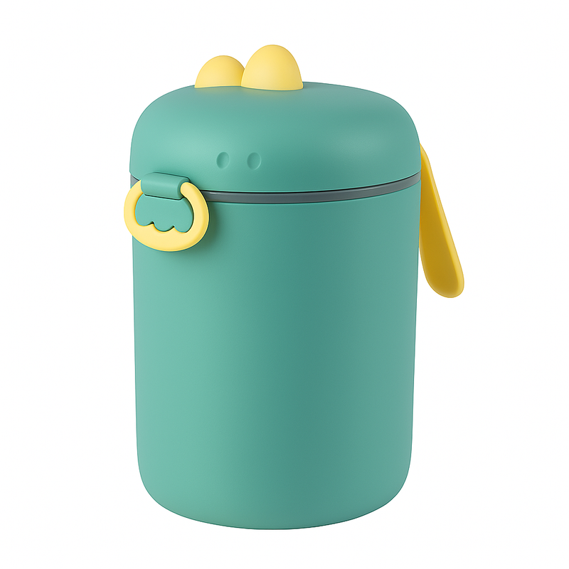 Pote Dosador de Leite em Pó Infantil+Colher Medidora Tam. G