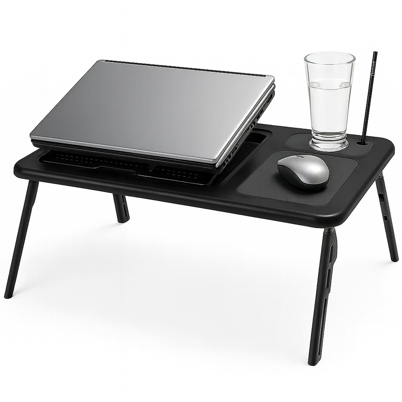 Mesa para Notebook com Cooler Preto