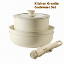 Jogo Panelas Cerâmica Antiaderente Cabo Removível 18 Peças