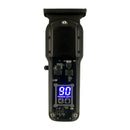 Maquina de Cortar Cabelo Transparente Visor Digital Preto