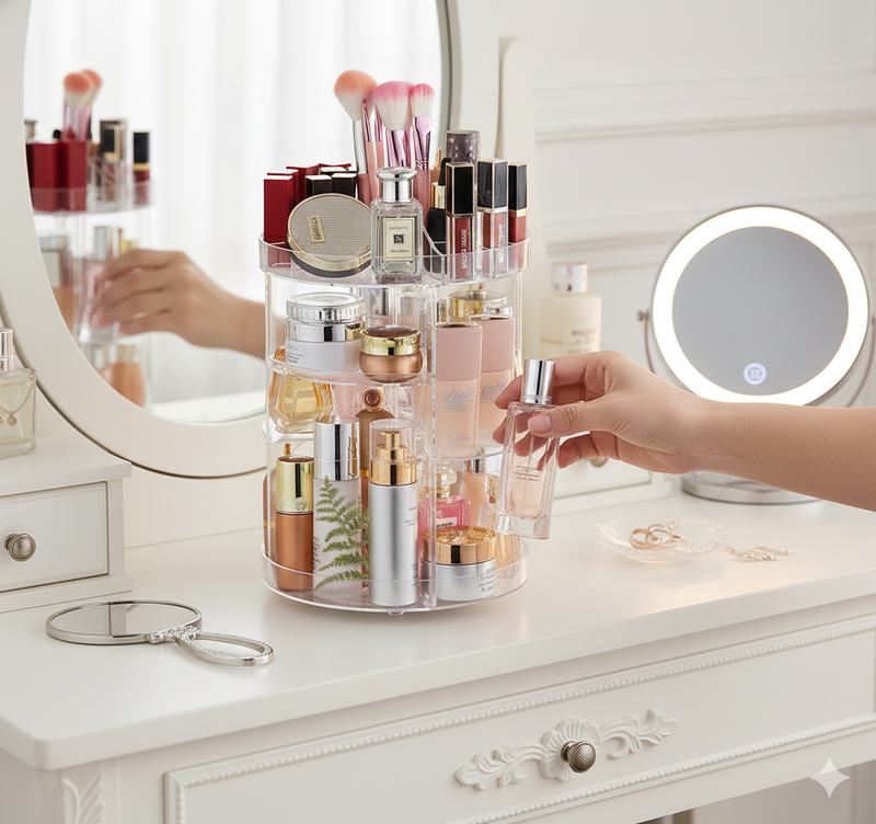 Organizador Giratório 360° Acrílico