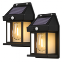 Lâmpada de Parede Solar com Sensor