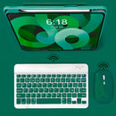 Teclado Sem Fio Bluetooth Recarregável Com Mouse