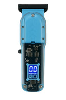 Maquina de Cortar Cabelo Transparente Visor Digital Amarelo