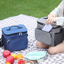 Bolsa Térmica Média Portátil Azul Claro