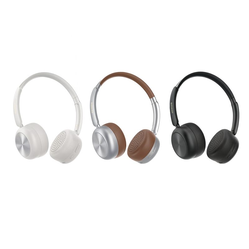 Fone de Ouvido On-Ear PEI-HS01 Bege