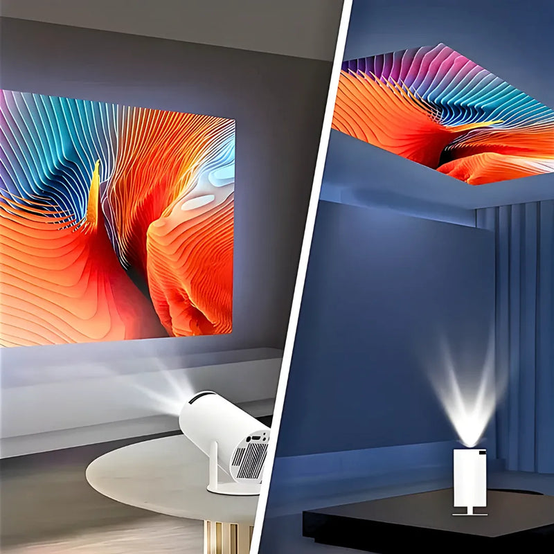 Projetor Ultra HD Tela 4k Smart Portátil