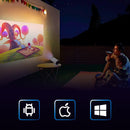 Projetor Ultra HD Tela 4k Smart Portátil