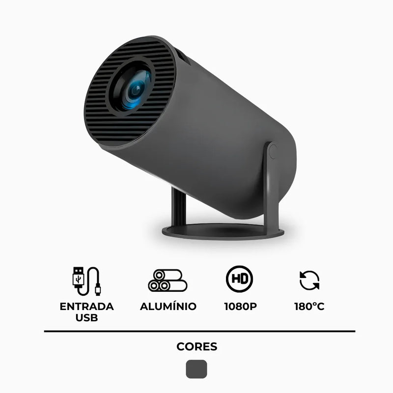 Projetor Ultra HD Tela 4k Smart Portátil