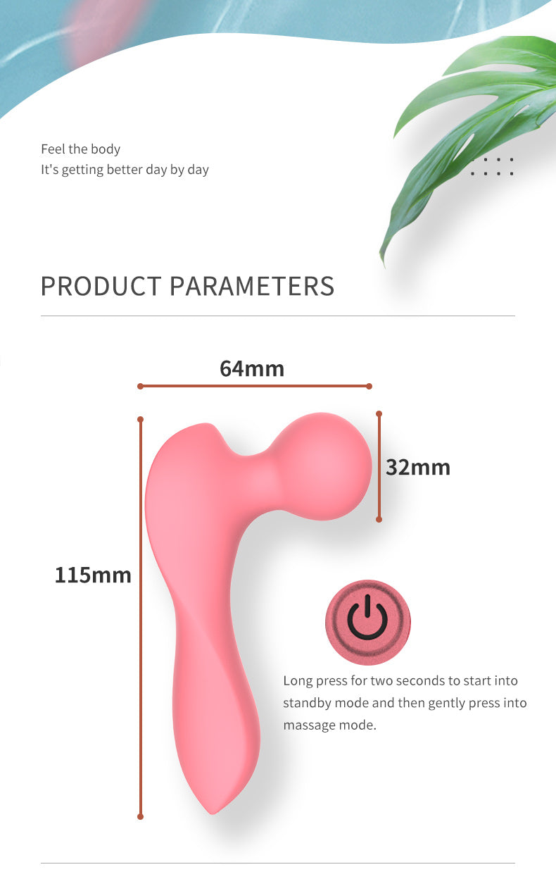 Massageador Elétrico Portátil Rosa