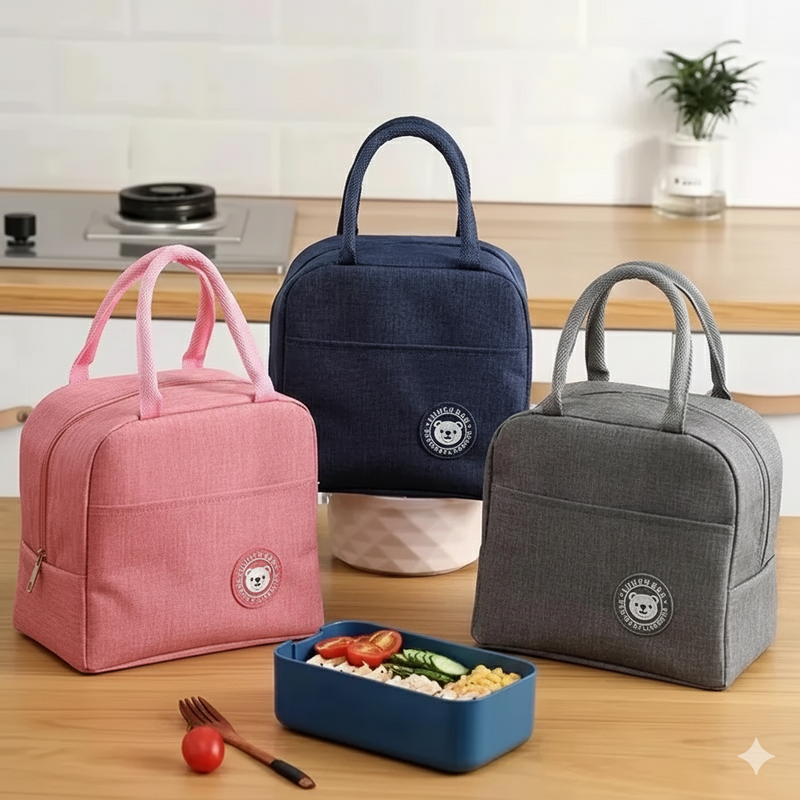 Bolsa Térmica Lancheira Azul