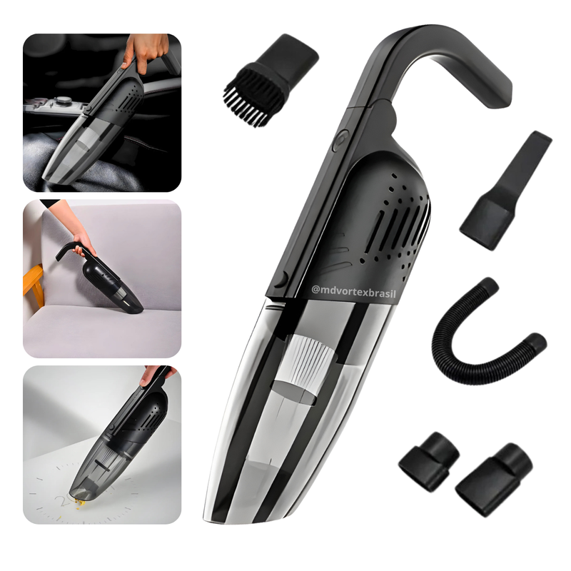 Aspirador de Pó Sem Fio Portátil